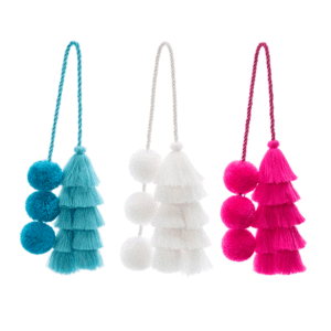 Swinging pompoms, animated gif
